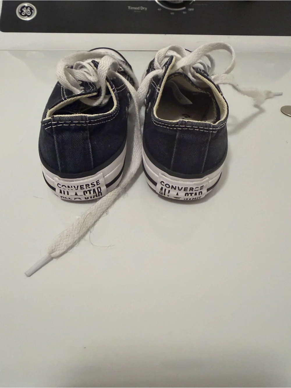 Converse Kids Black and White Canvas Low-Top Sneakers